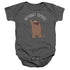 WE BARE BEARS/INTERNET FAMOUS - INFANT SNAPSUIT - CHARCOAL