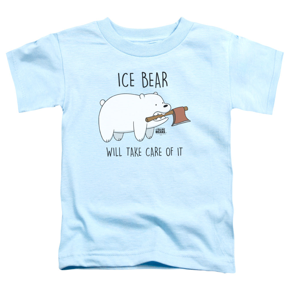 WE BARE BEARS/TAKE CARE OF IT - S/S TODDLER TEE - LIGHT BLUE
