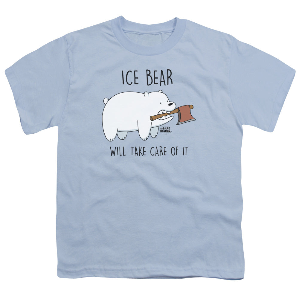 WE BARE BEARS/TAKE CARE OF IT - S/S YOUTH 18/1 - LIGHT BLUE