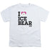 WE BARE BEARS/HEART ICE BEAR - S/S YOUTH 18/1 - WHITE