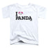 WE BARE BEARS/HEART PANDA - S/S TODDLER TEE - WHITE