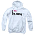 WE BARE BEARS/HEART PANDA - YOUTH PULLOVER HOODIE - WHITE