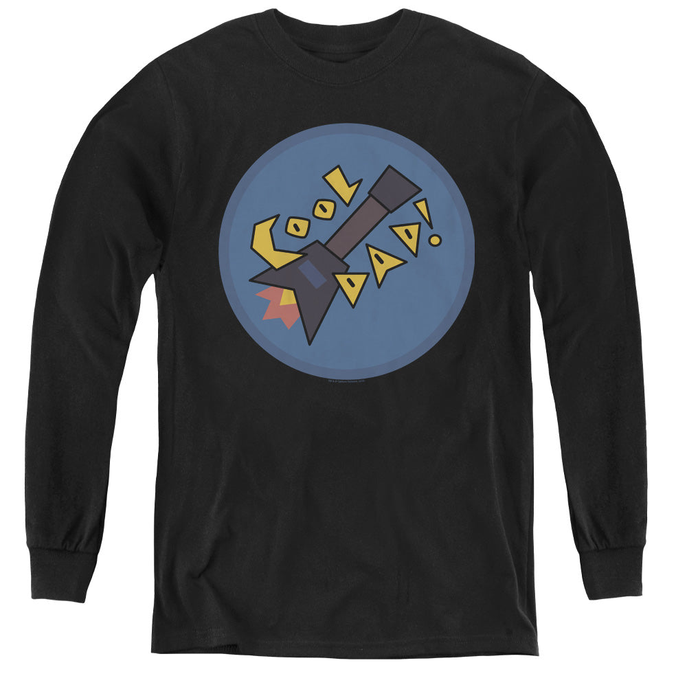 STEVEN UNIVERSE/COOL DAD - YOUTH LONG SLEEVE TEE - BLACK