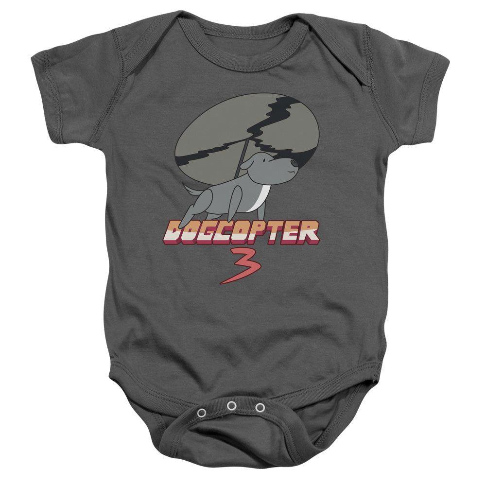 STEVEN UNIVERSE/DOGCOPTER 3 - INFANT SNAPSUIT - CHARCOAL