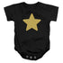 STEVEN UNIVERSE/GREG STAR - INFANT SNAPSUIT - BLACK