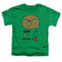 ADVENTURE TIME/BMO MASK - S/S TODDLER TEE - KELLY GREEN