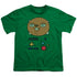 ADVENTURE TIME/BMO MASK - S/S YOUTH 18/1 - KELLY GREEN