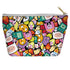 ADVENTURE TIME/STACKED STICKERS - T-BOTTOM ACCESSORY POUCH