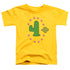 CLARENCE/FREEDOM CACTUS - S/S TODDLER TEE - YELLOW