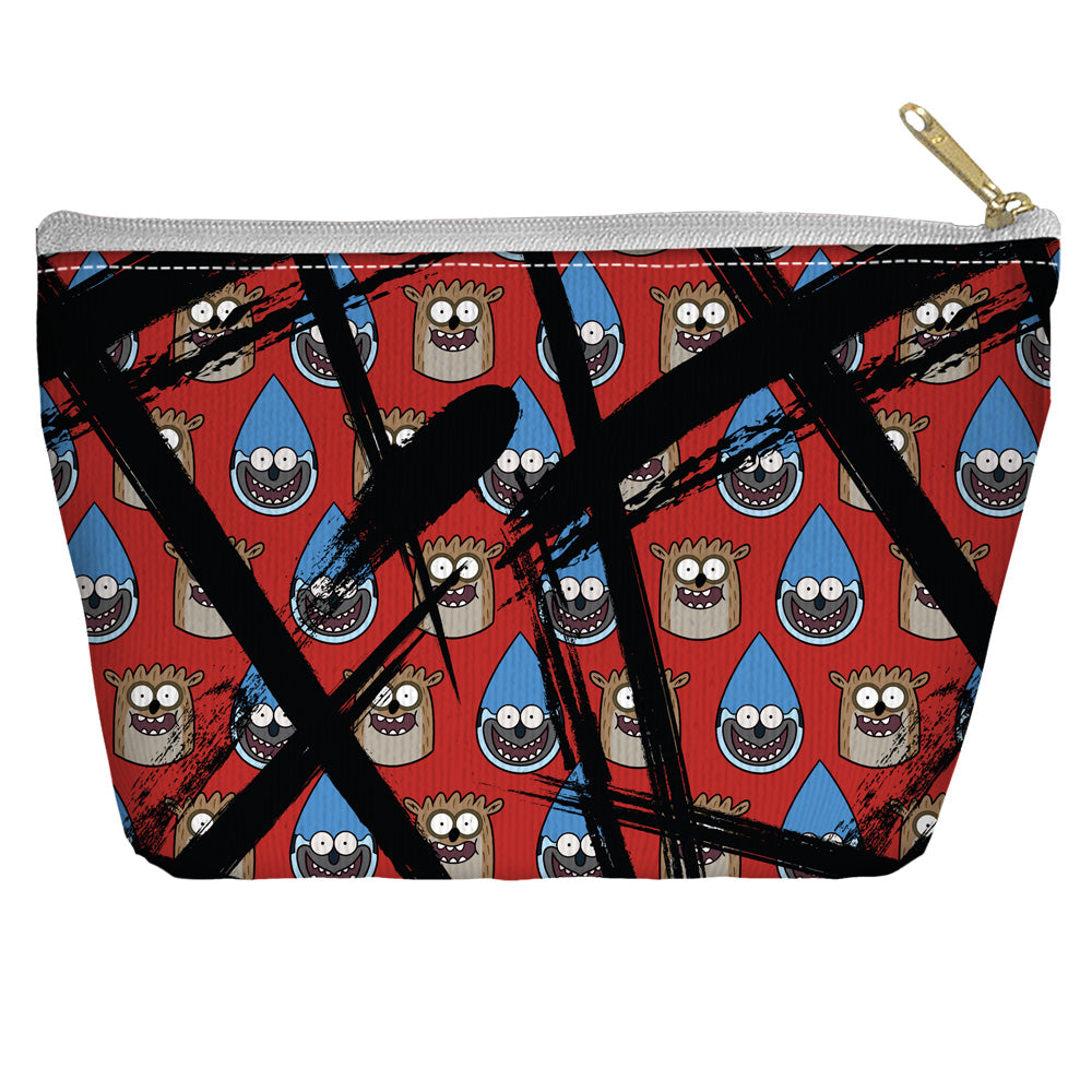 REGULAR SHOW/HEAD CROSSOUT - T-BOTTOM ACCESSORY POUCH