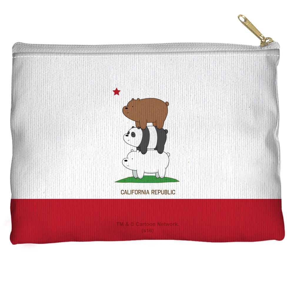 WE BARE BEARS/CALI BEARS - STRAIGHT BOTTOM ACCESSORY POUCH