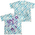 POWERPUFF GIRLS/PURPLE PATTERN (FRONT/BACK PRINT) - S/S YOUTH POLY CREW - MULTI