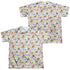 POWERPUFF GIRLS/POWERPUFF PATTERN (FRONT/BACK PRINT) - S/S YOUTH POLY CREW - MULTI