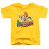 POWERPUFF GIRLS/THE DAY IS SAVED - S/S TODDLER TEE - YELLOW