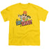 POWERPUFF GIRLS/THE DAY IS SAVED - S/S YOUTH 18/1 - YELLOW