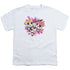 POWERPUFF GIRLS/TEAM AWESOME - S/S YOUTH 18/1 - WHITE