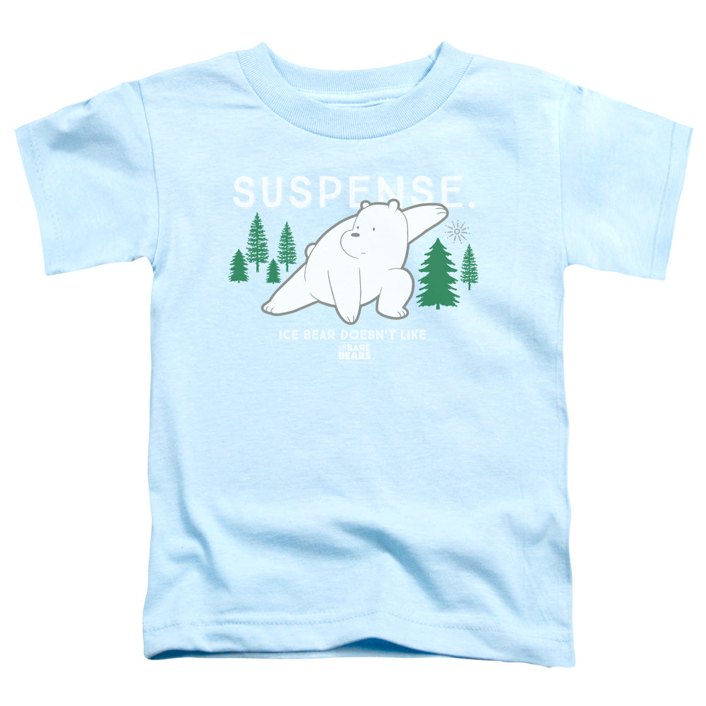 WE BARE BEARS/SUSPENSE - S/S TODDLER TEE - LIGHT BLUE