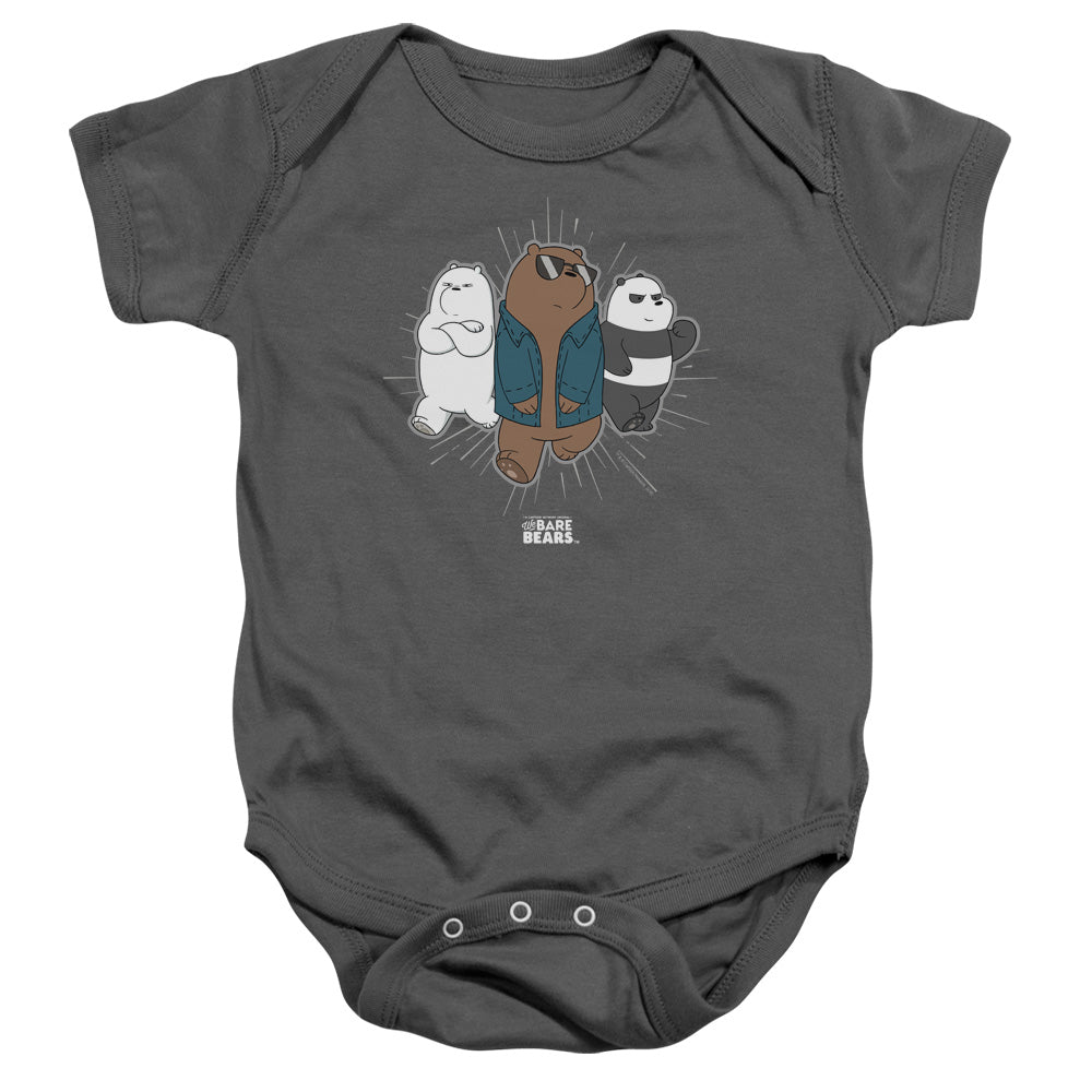 WE BARE BEARS/JACKET - INFANT SNAPSUIT - CHARCOAL