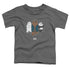 WE BARE BEARS/JACKET - S/S TODDLER TEE - CHARCOAL