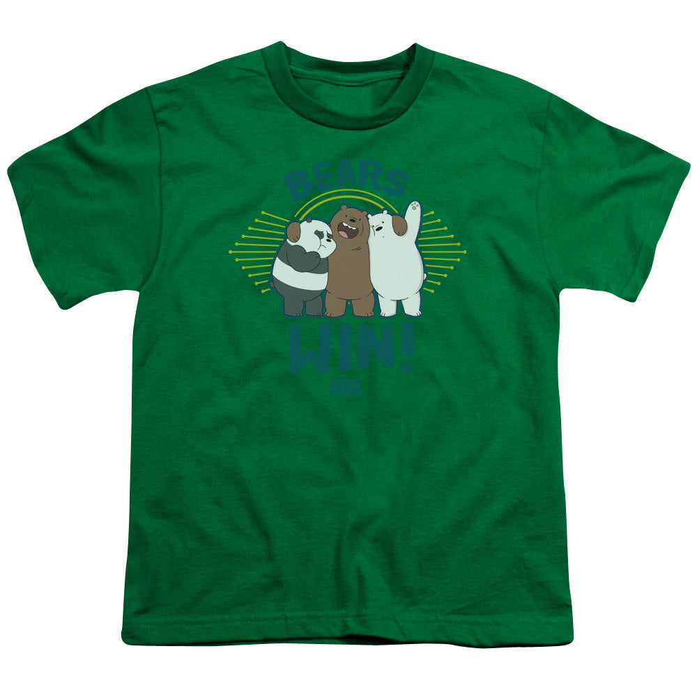 WE BARE BEARS/BEARS WIN - S/S YOUTH 18/1 - KELLY GREEN