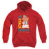 WE BARE BEARS/STACK GOALS - YOUTH PULLOVER HOODIE - RED