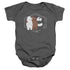 WE BARE BEARS/SELFIE - INFANT SNAPSUIT - CHARCOAL