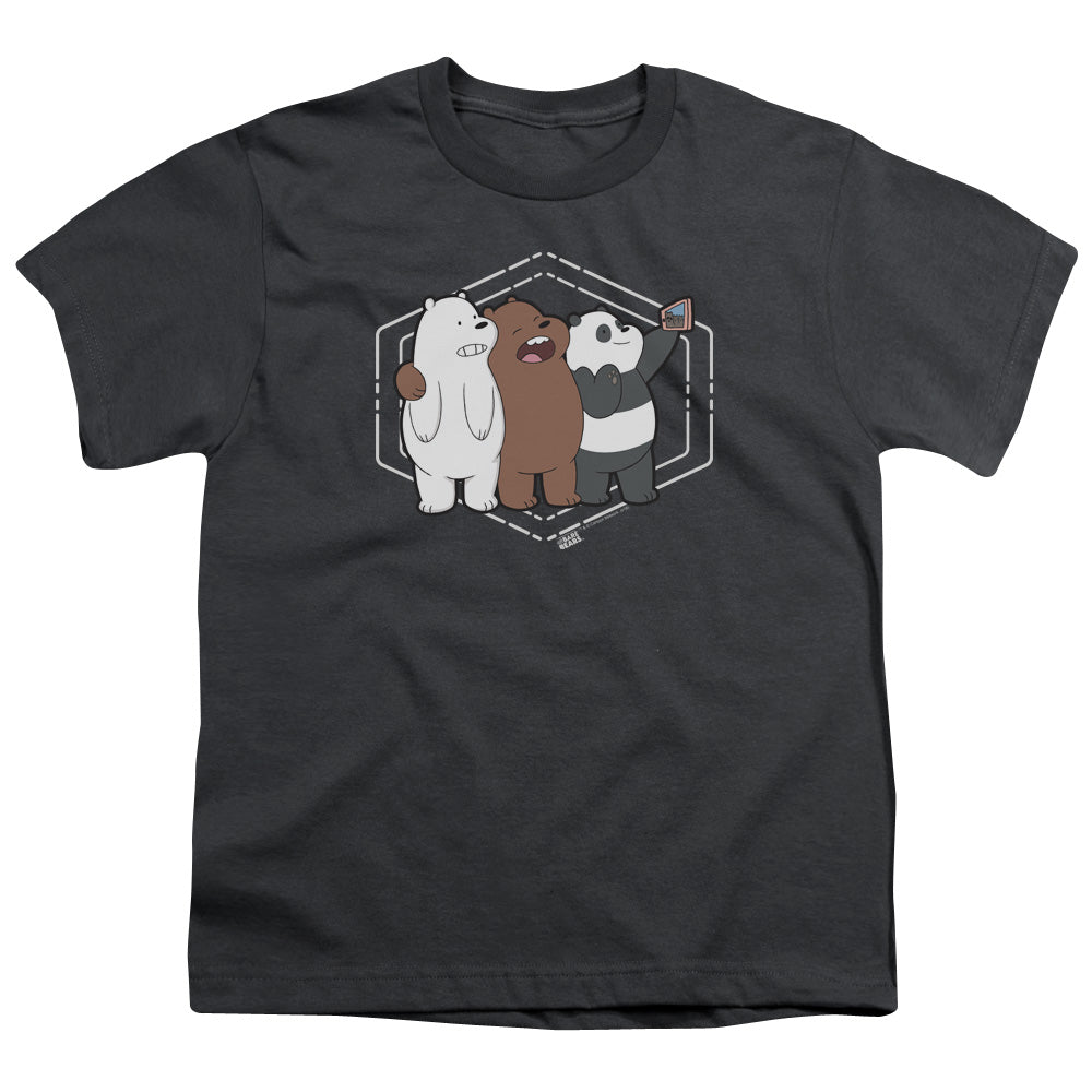 WE BARE BEARS/SELFIE - S/S YOUTH 18/1 - CHARCOAL