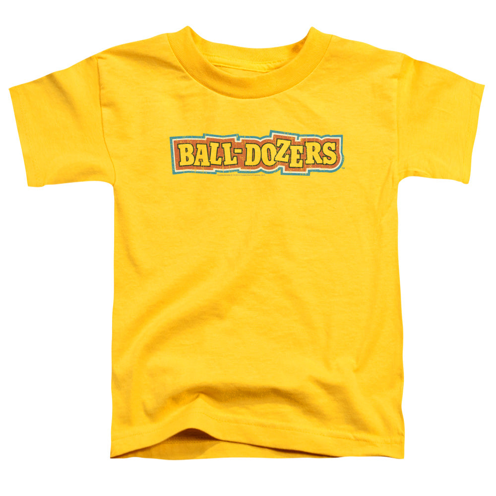 DUBBLE BUBBLE/BALLDOZERS - S/S TODDLER TEE - YELLOW