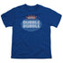 DUBBLE BUBBLE/VINTAGE LOGO - S/S YOUTH 18/1 - ROYAL BLUE