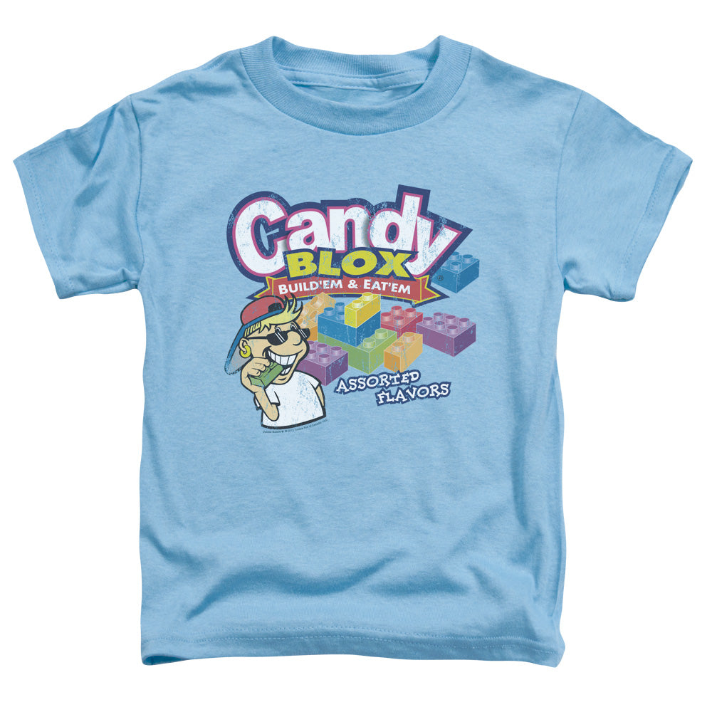 DUBBLE BUBBLE/CANDY BLOX - S/S TODDLER TEE - CAROLINA BLUE