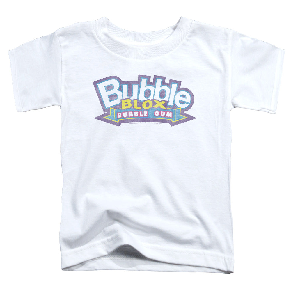 DUBBLE BUBBLE/BUBBLE BLOX - S/S TODDLER TEE - WHITE