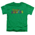 DUBBLE BUBBLE/CRAZY BANANAS - S/S TODDLER TEE - KELLY GREEN