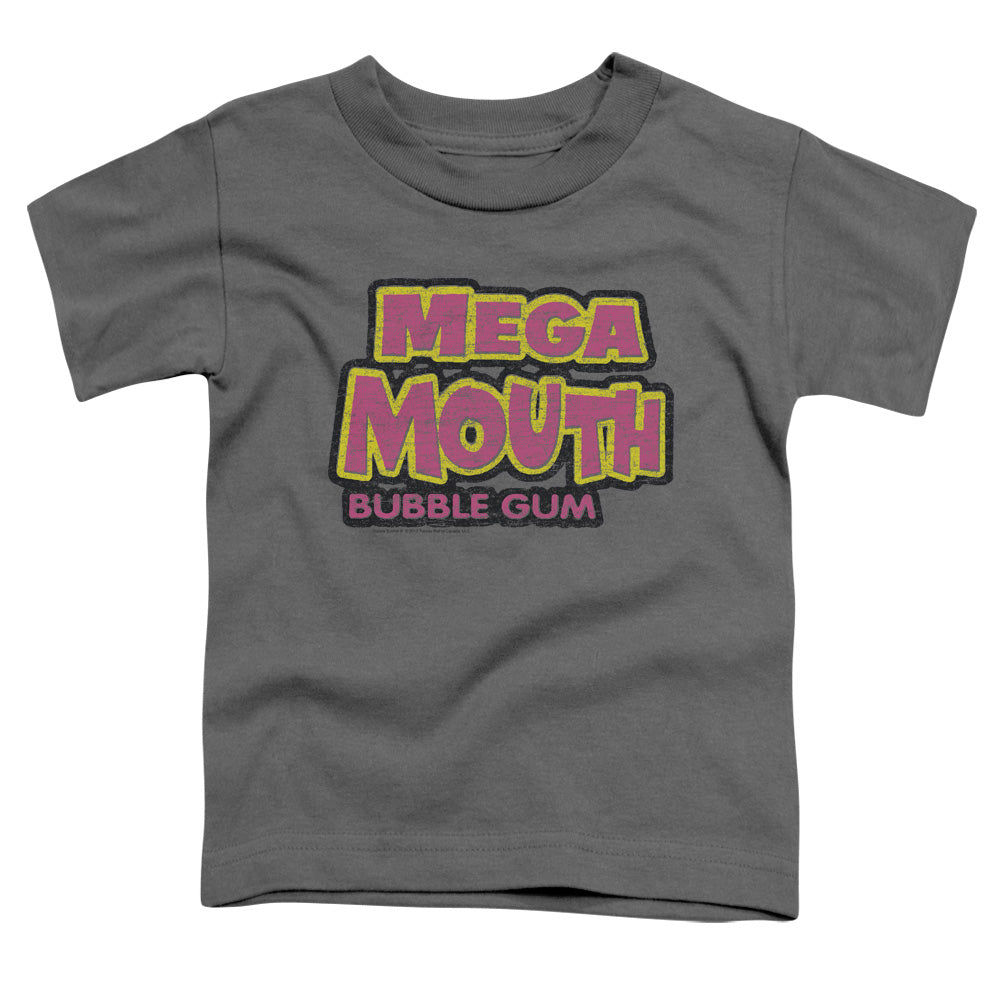 DUBBLE BUBBLE/MEGA MOUTH - S/S TODDLER TEE - CHARCOAL