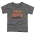 DUBBLE BUBBLE/MEGA MOUTH - S/S TODDLER TEE - CHARCOAL