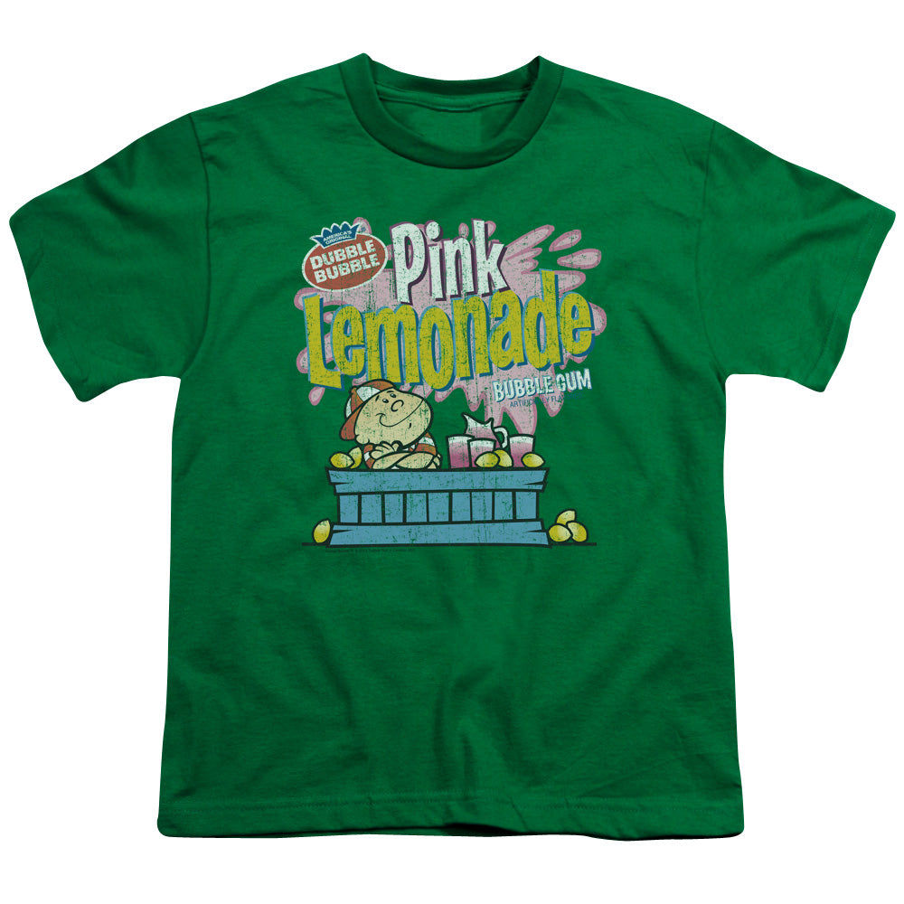 DUBBLE BUBBLE/PINK LEMONADE - S/S YOUTH 18/1 - KELLY GREEN
