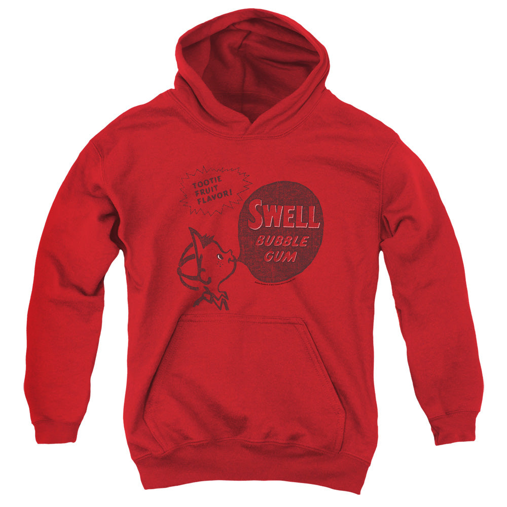 DUBBLE BUBBLE/SWELL GUM - YOUTH PULLOVER HOODIE - RED