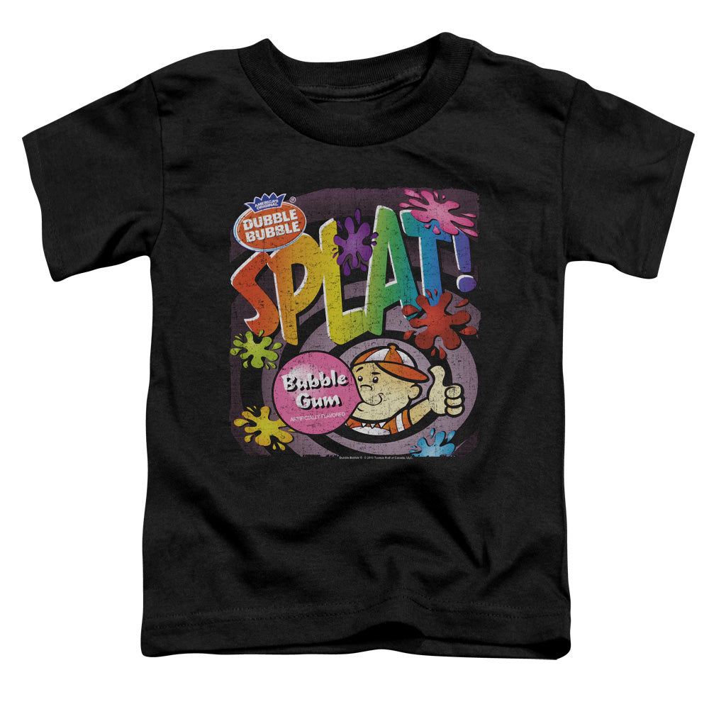 DUBBLE BUBBLE/SPLAT GUM - S/S TODDLER TEE - BLACK
