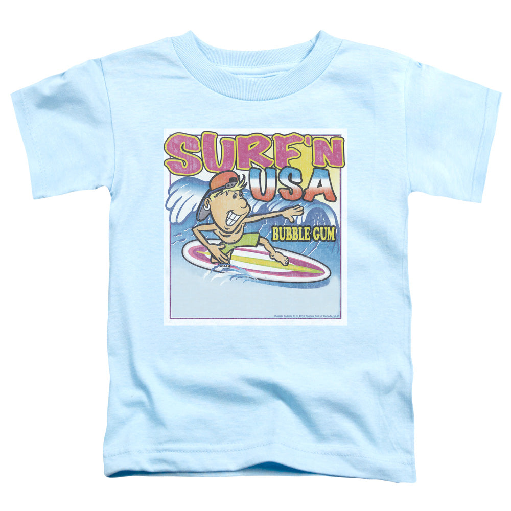 DUBBLE BUBBLE/SURFN USA GUM - S/S TODDLER TEE - LIGHT BLUE