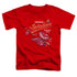 DUBBLE BUBBLE/DISTRESS LOGO - S/S TODDLER TEE - RED