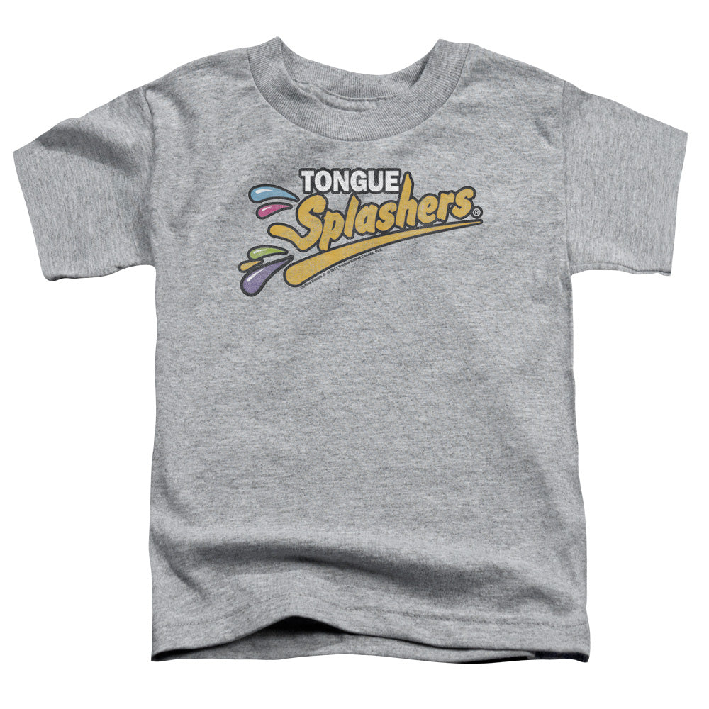 DUBBLE BUBBLE/TONGUE SPLASHERS LOGO - S/S TODDLER TEE - ATHLETIC HEATHER
