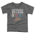 DUBBLE BUBBLE/PAINTS YOUR MOUTH - S/S TODDLER TEE - CHARCOAL