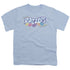 DUBBLE BUBBLE/DISTRESSED LOGO - S/S YOUTH 18/1 - LIGHT BLUE