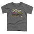DUBBLE BUBBLE/RAZZLES RETRO BOX - S/S TODDLER TEE - CHARCOAL