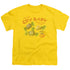 DUBBLE BUBBLE/CRY BABIES VINTAGE AD - S/S YOUTH 18/1 - YELLOW