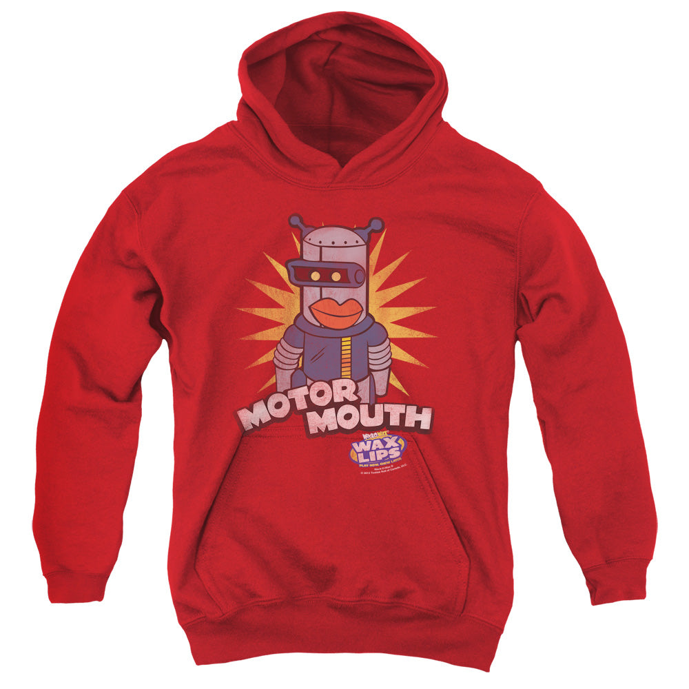DUBBLE BUBBLE/MOTOR MOUTH - YOUTH PULLOVER HOODIE - RED