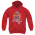 DUBBLE BUBBLE/MOTOR MOUTH - YOUTH PULLOVER HOODIE - RED