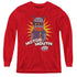 DUBBLE BUBBLE/MOTOR MOUTH - YOUTH LONG SLEEVE TEE - RED