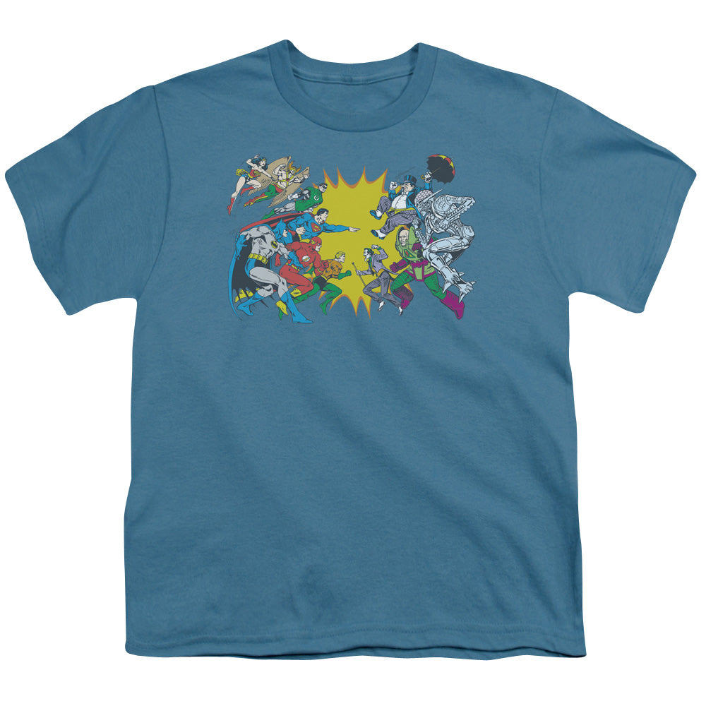 DC/FACE OFF - S/S YOUTH 18/1 - SLATE