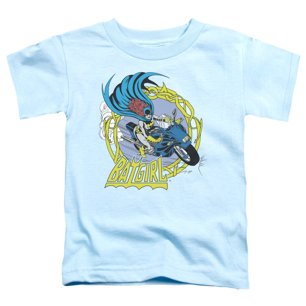 DC/BATGIRL MOTORCYCLE - S/S TODDLER TEE - LIGHT BLUE