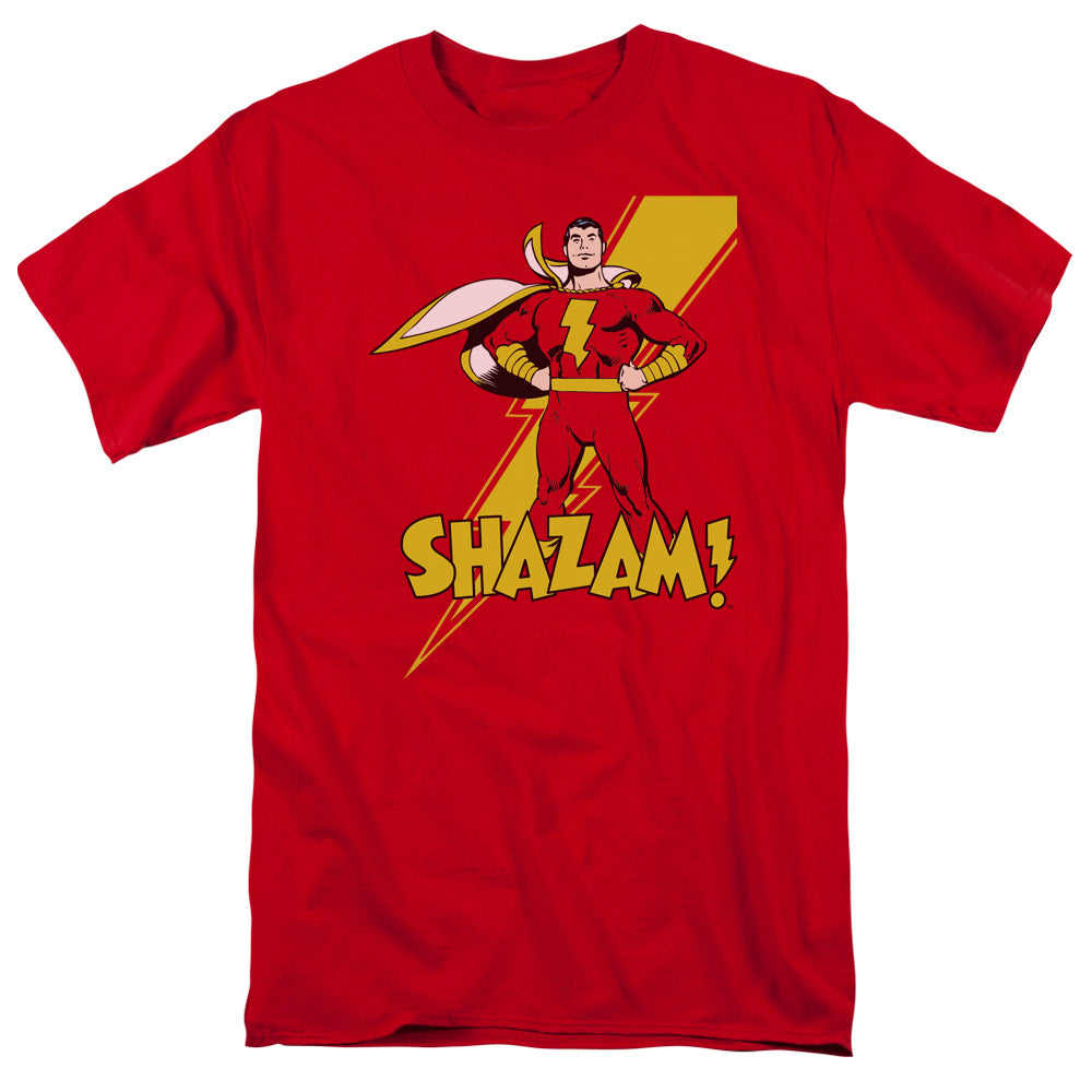 DC SHAZAM/SHAZAM - S/S ADULT 18/1 - RED